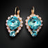 Серьги "Dīva II (Aqua Bohemica)" с кристаллами Preciosa™